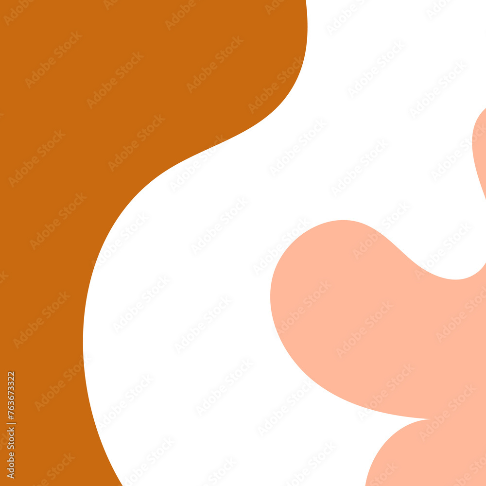 Neutral Abstract Shapes Decor Frame