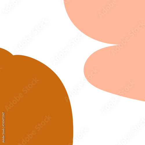 Wallpaper Mural Neutral Abstract Shapes Decor Frame Torontodigital.ca