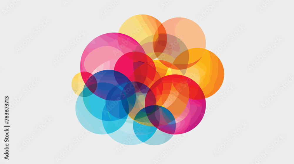 a group of colorful circles on a white background a group of colorful circles on a white background