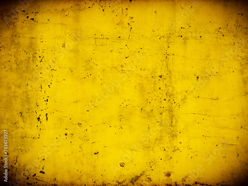 grunge yellow wall texture © mansum008