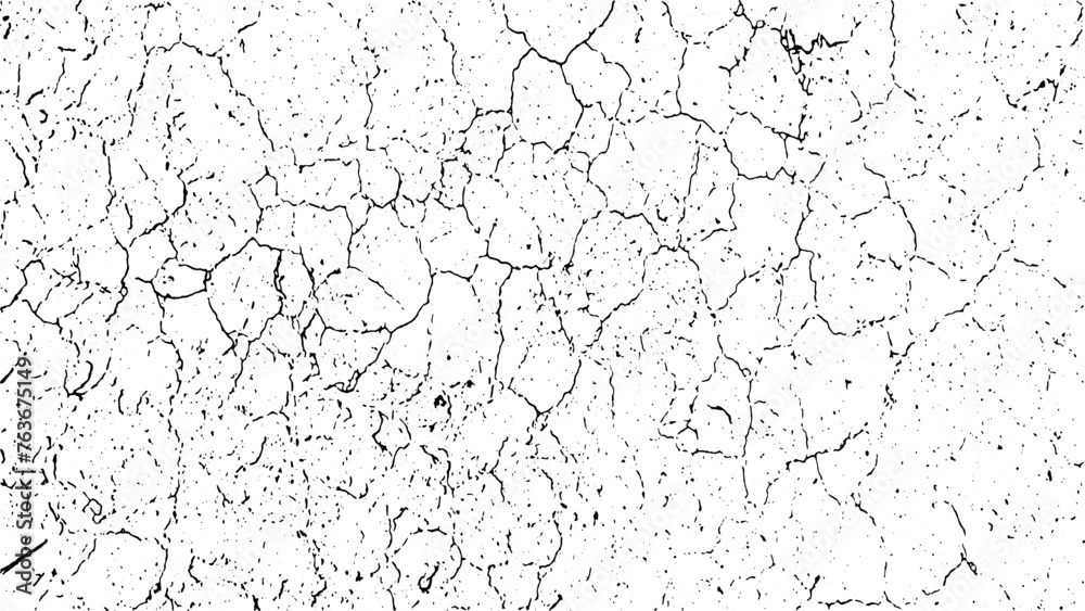Vintage black and white grunge splat vector, a black and white vector of a cracked  land, a black and white drawing of a cracked wall, cracked and cracked white grunge effect with a few small holes, 