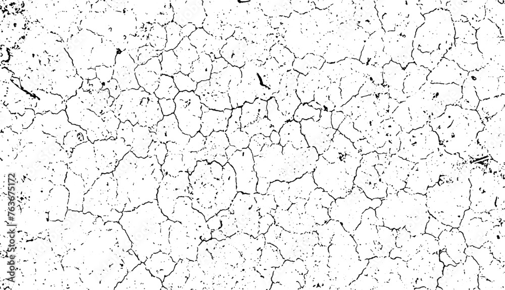 a black and white vector of a cracked  land, a black and white drawing of a cracked wall, cracked and cracked white grunge effect with a few small holes, a black and white drawing of cracked ground,