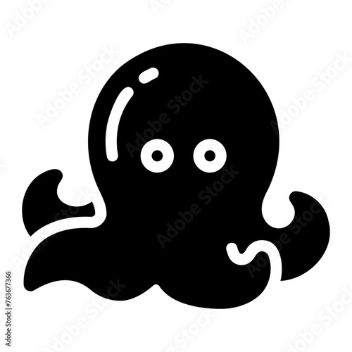 octopus Solid icon