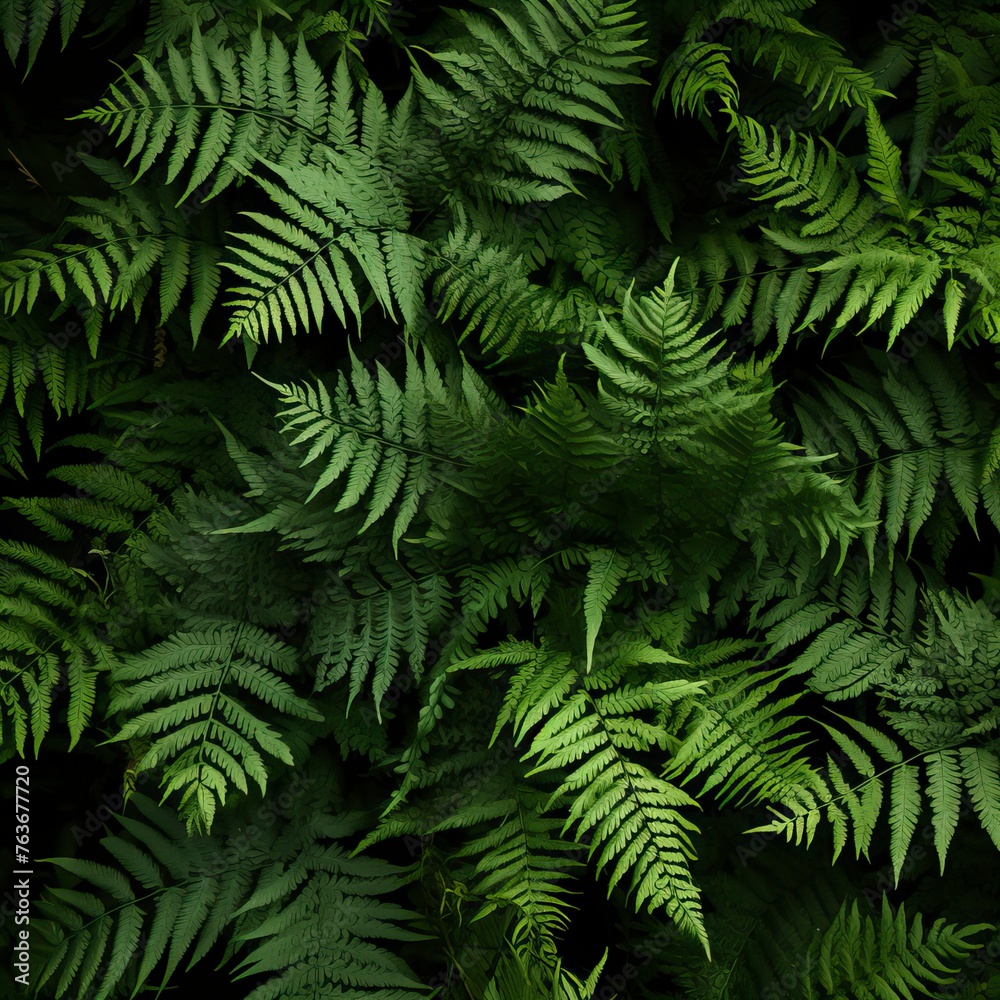 leafy green fern background