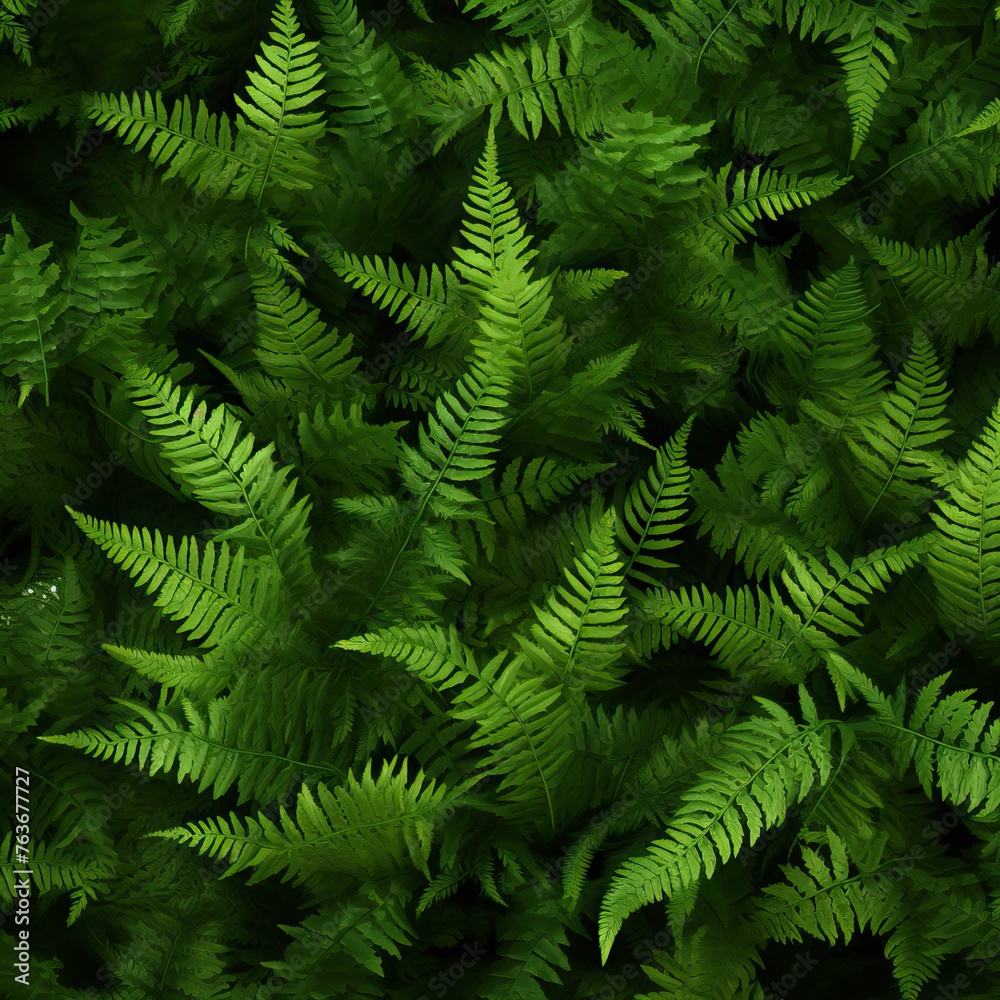 leafy green fern background