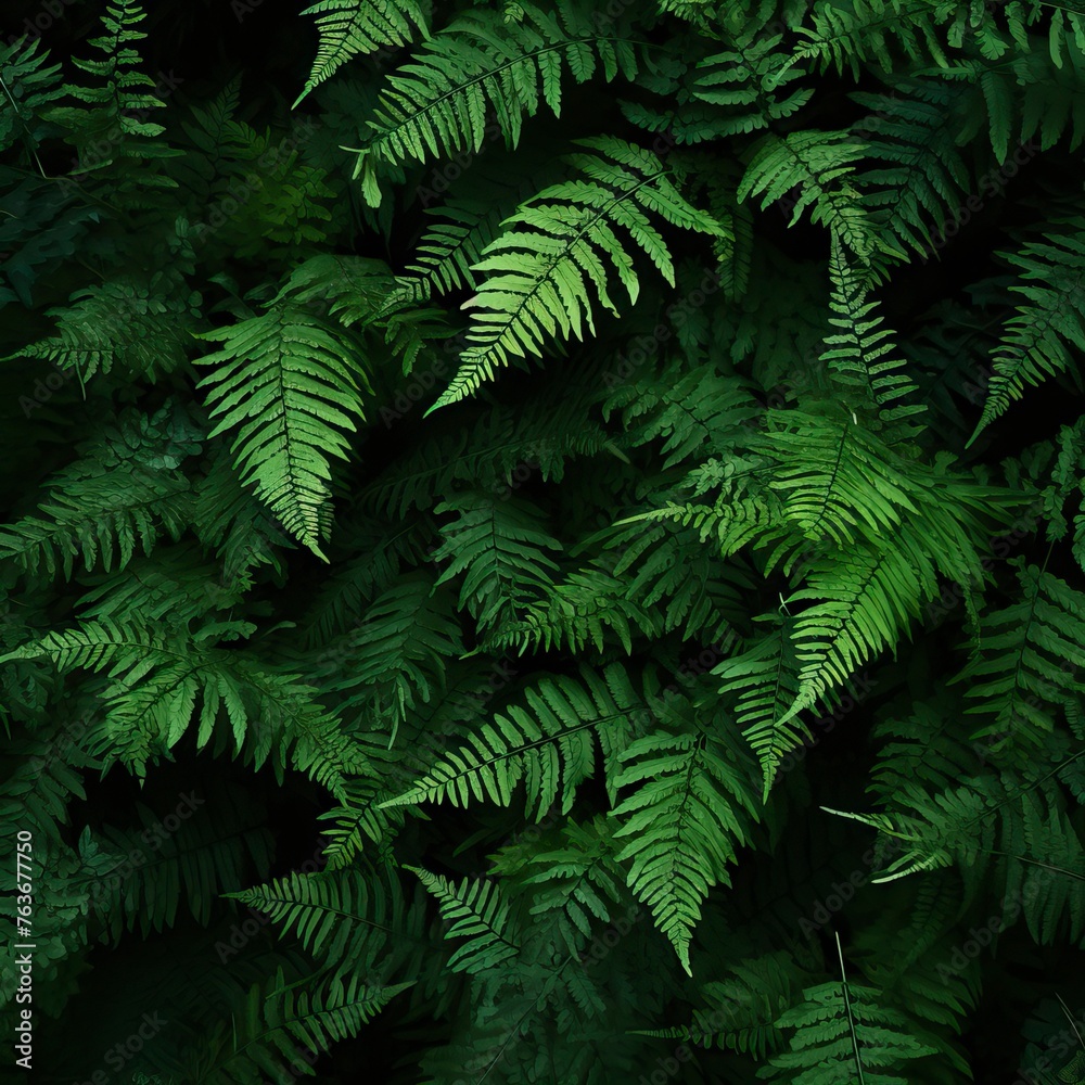 leafy green fern background