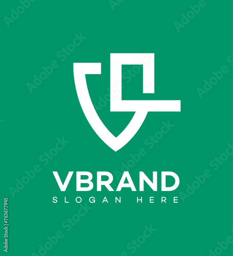 V Letter Logo Icon Brand Identity Sign, V Letter Symbol Template 