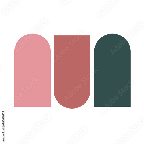 arch curve minimal boho illustration