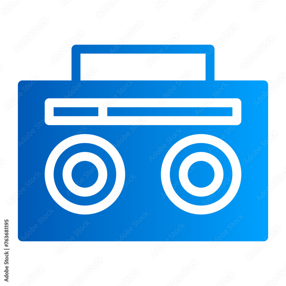 This is the Music Box icon from the Party and Celebration icon collection with an Solid gradient style This is the Music Box icon from the Party and Celebration icon collection with an Solid gradient style