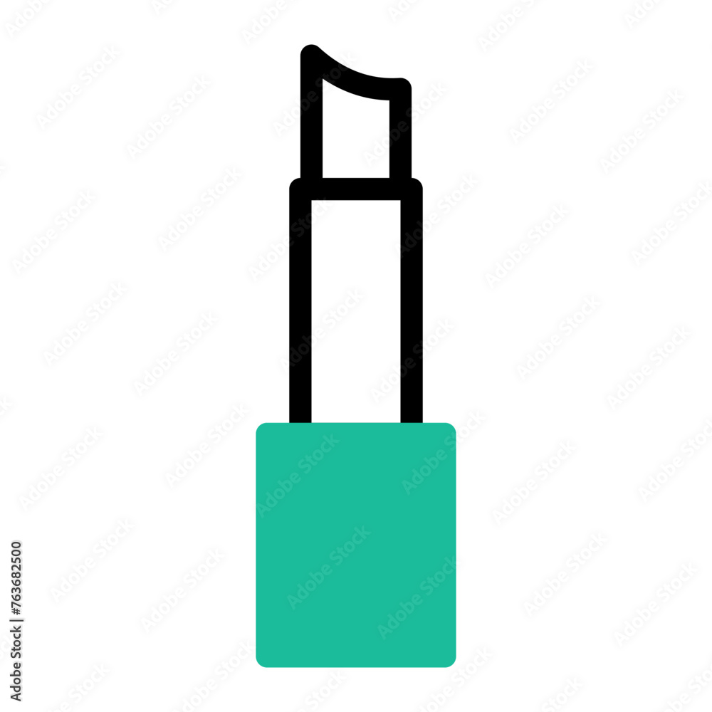 This is the Lipstick icon from the Party and Celebration icon collection with an mixed color style This is the Lipstick icon from the Party and Celebration icon collection with an mixed color style