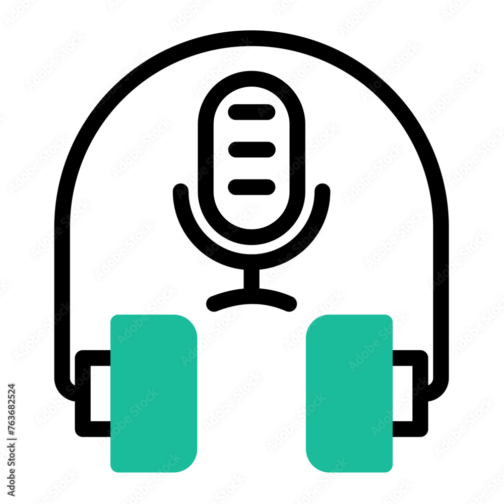 This is the DJ icon from the Party and Celebration icon collection with an mixed color style This is the DJ icon from the Party and Celebration icon collection with an mixed color style