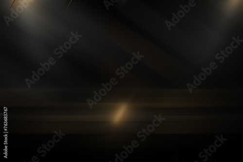 black elegant background with wave gold line modern luxury