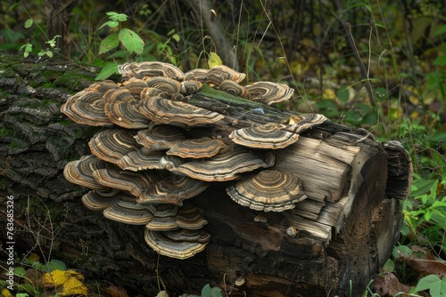 Turkey Tail Tree Fungus: A Stunning Display of Nature's Recycling Abilities