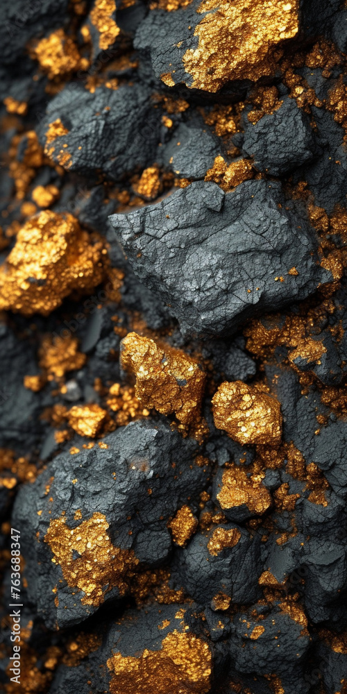 Gold Nugget, Gold Deposit, Gold Stone, Gold Deposit, Gold Mine