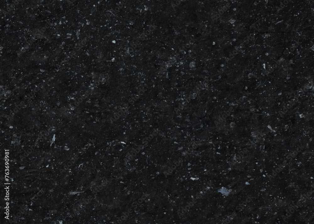 Seamless black mulberry paper texture. Detail stationery japanese textured abstract paper background.