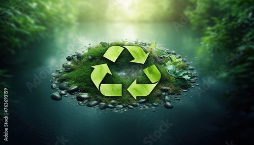 World Environmental protection background, eco-friendly environment, protect global warming