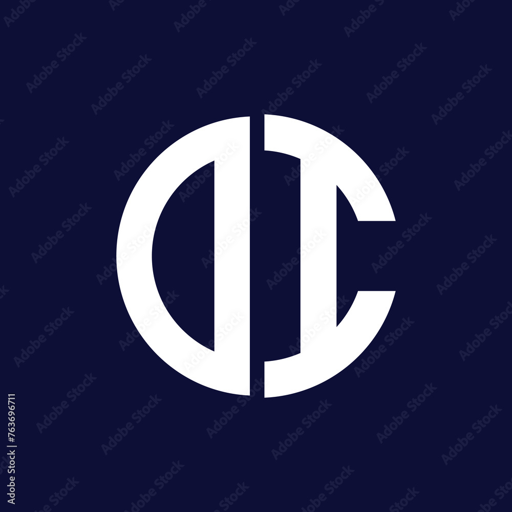 Fototapeta premium modern circle logo design