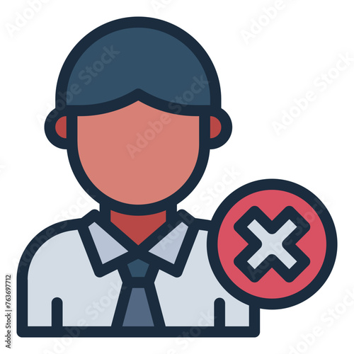 Layoff employee icon
