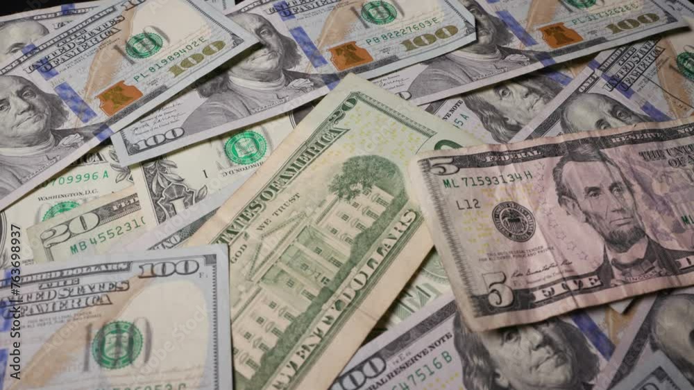 United States dollar bills money currency 1 United States dollar bills money currency 1