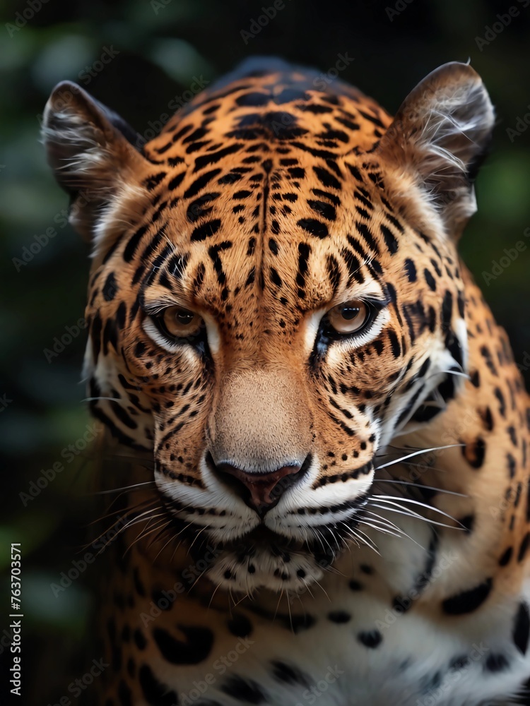 portrait of a leopard