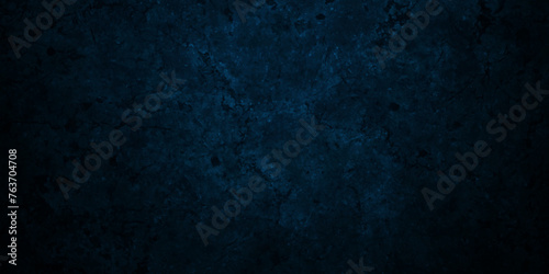 Abstract dark blue stone marble wall concrete texture backdrop background anthracite rough rustic. Natural blue blank dirty chalkboard Panorama. dark black blue slate background or texture.