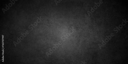 Abstract concrete cement vintage stone wall. dark texture black stone concrete grunge texture and backdrop background. retro grunge anthracite. Panorama dark black canvas slate background or texture. © MdLothfor