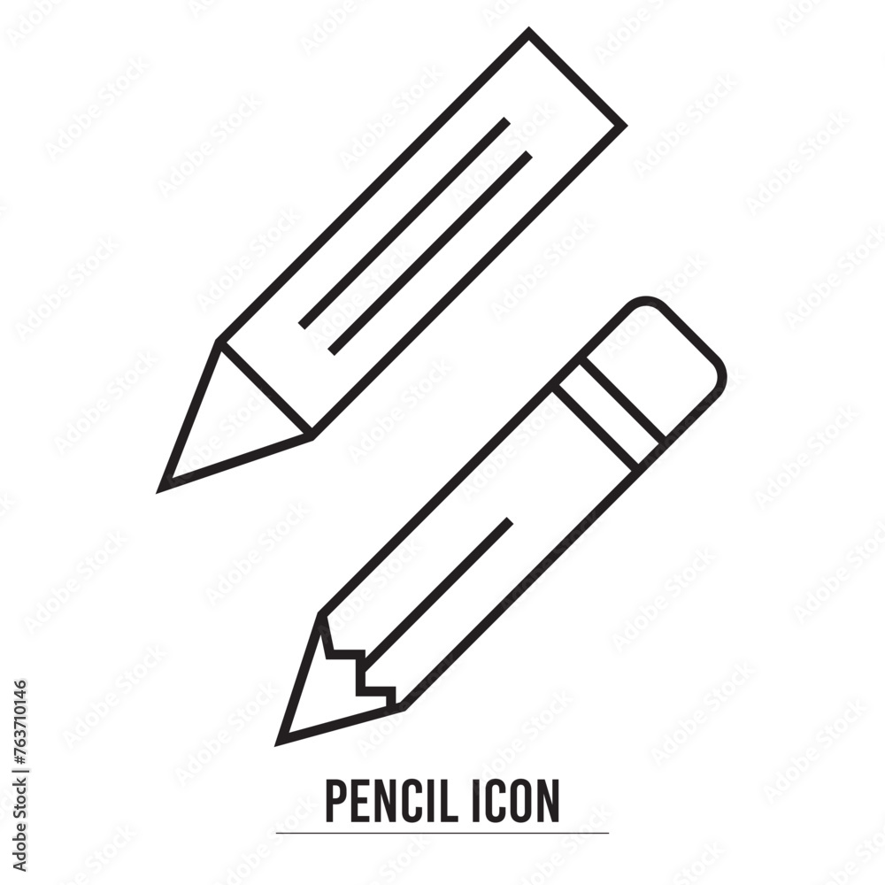 Pencil icon. Edit symbol. Draw sign, flat vector element isolated on white background. Simple vector illustration for graphic and web design. In eps 10. Pencil icon. Edit symbol. Draw sign, flat vector element isolated on white background. Simple vector illustration for graphic and web design. In eps 10.