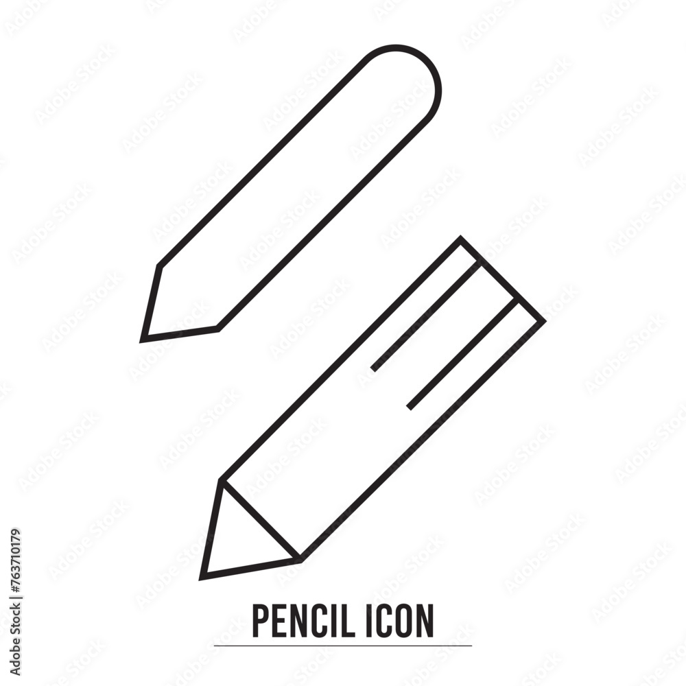 Pencil icon. Edit symbol. Draw sign, flat vector element isolated on white background. Simple vector illustration for graphic and web design. In eps 10. Pencil icon. Edit symbol. Draw sign, flat vector element isolated on white background. Simple vector illustration for graphic and web design. In eps 10.