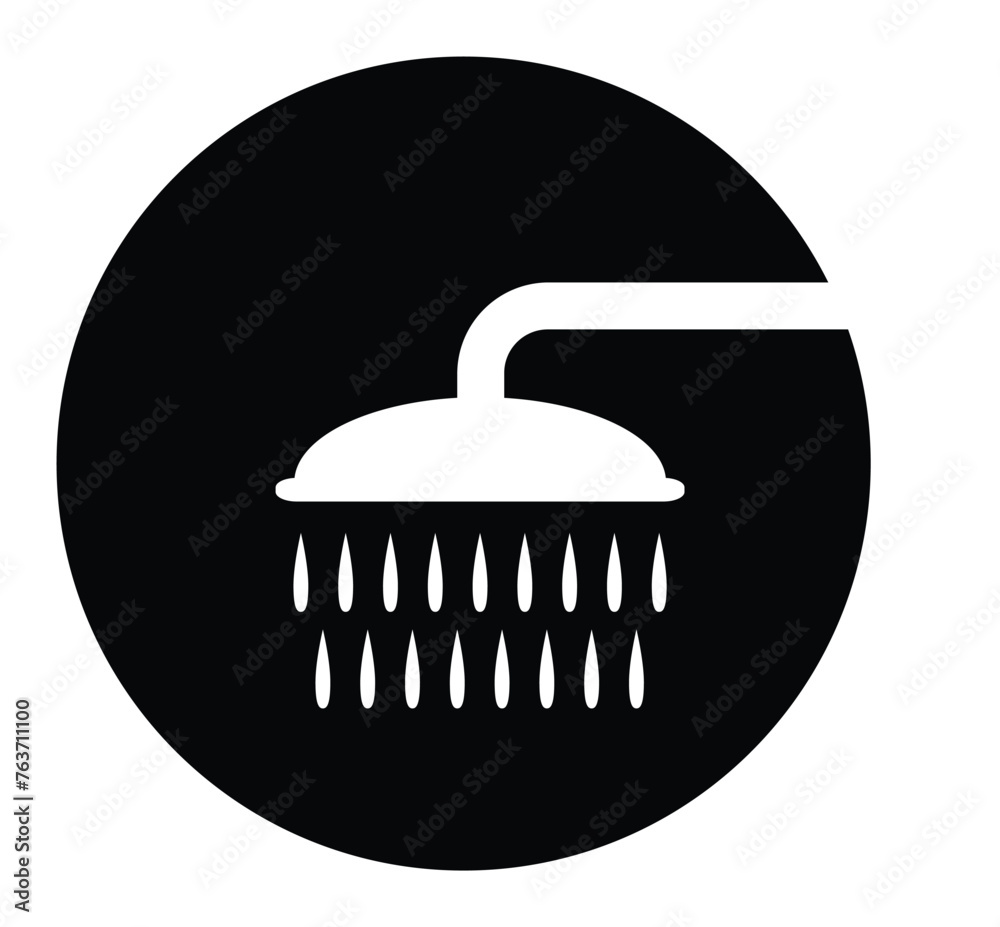 shower logo icon vector shower logo icon vector