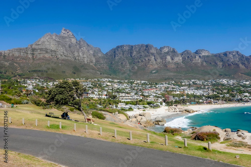 Obraz na płótnie Table mountain in Cape Town w salonie
