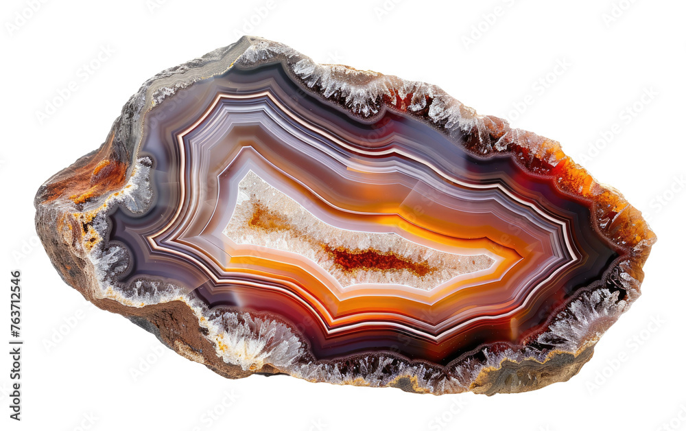 Shimmering Agate: A Stone's Brilliance isolated on transparent Background Shimmering Agate: A Stone's Brilliance isolated on transparent Background
