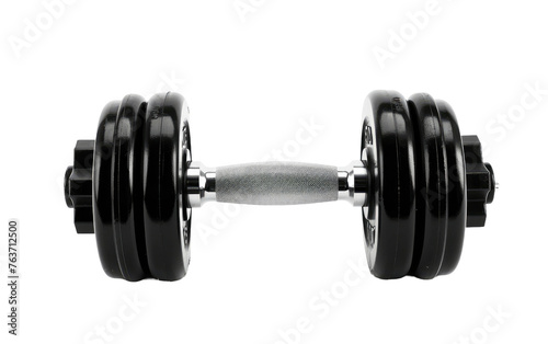 Adaptable Weight Dumbbells isolated on transparent Background
