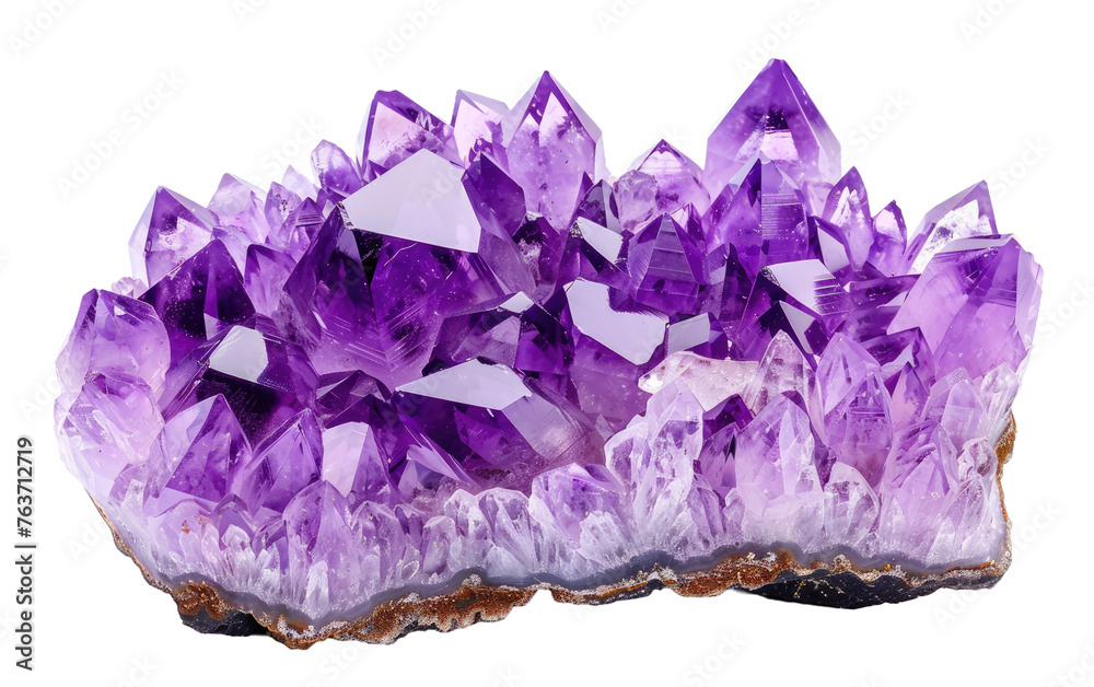 Gleaming Amethyst isolated on transparent Background Gleaming Amethyst isolated on transparent Background