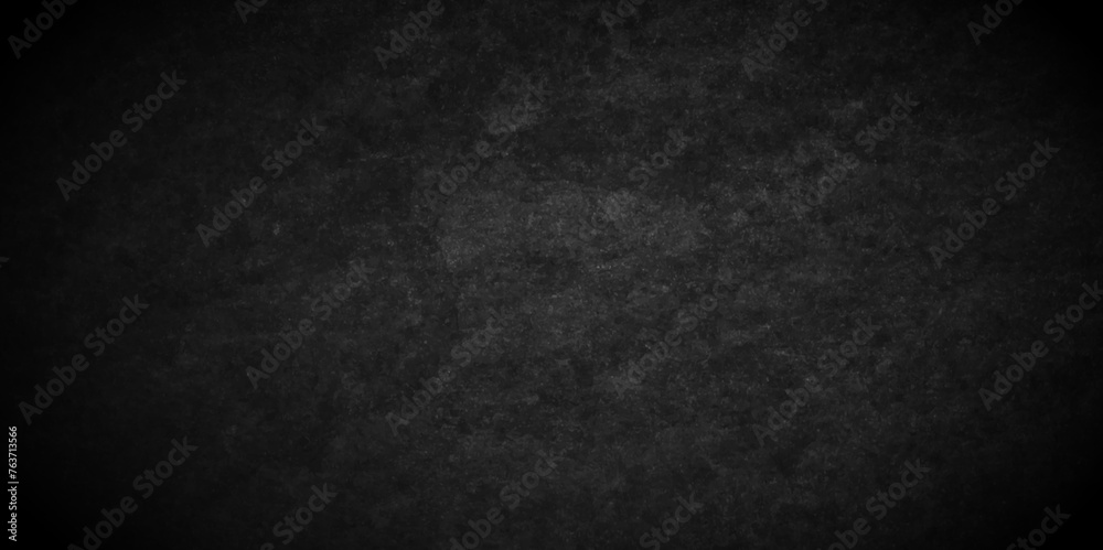 Abstract concrete cement vintage stone wall. dark texture black stone concrete grunge texture and backdrop background. retro grunge anthracite. Panorama dark black canvas slate background or texture. - obrazy, fototapety, plakaty 