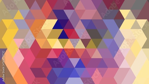 abstract background using pixel triangles with aesthetic geometric shapes
