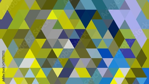 abstract background using pixel triangles with aesthetic geometric shapes