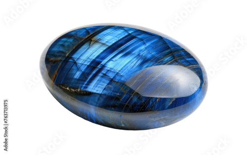 Radiant Blue Tigers Eye isolated on transparent Background