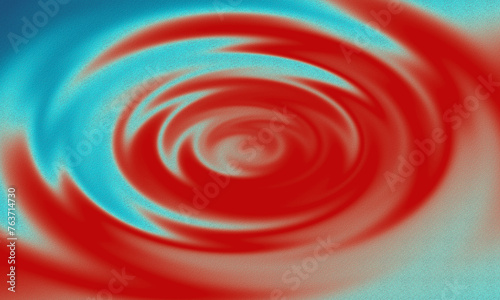 Red and blue circular waves abstract background. Digital noise Gradient circle wave background.