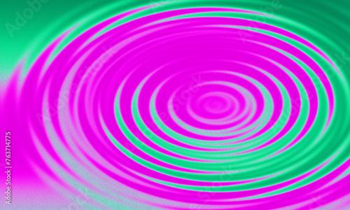 Green and Pink circular waves abstract background. Digital noise Gradient circle wave background.