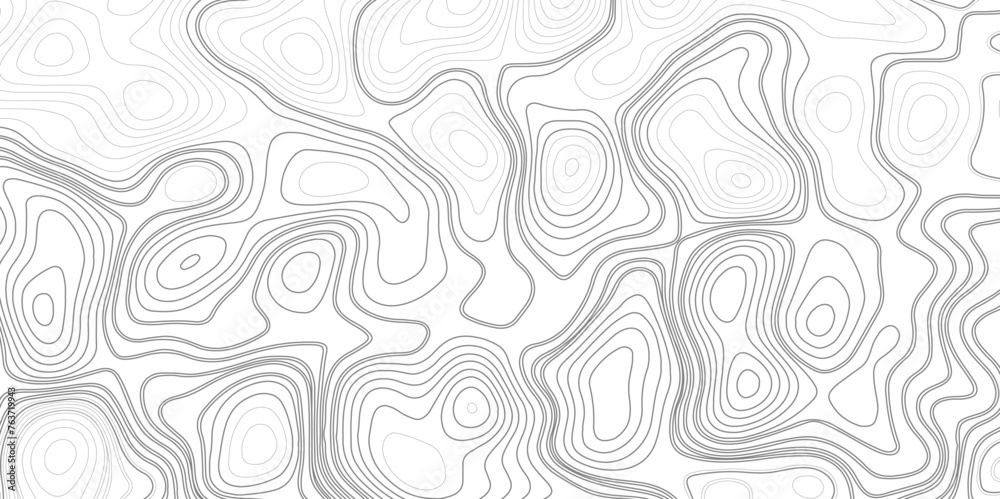 Vector topography contour map design. Vector topographic line map pattern. contour and textured background of geographic cartography terrain.