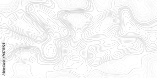 Vector topography contour map design. Vector topographic line map pattern. contour and textured background of geographic cartography terrain.