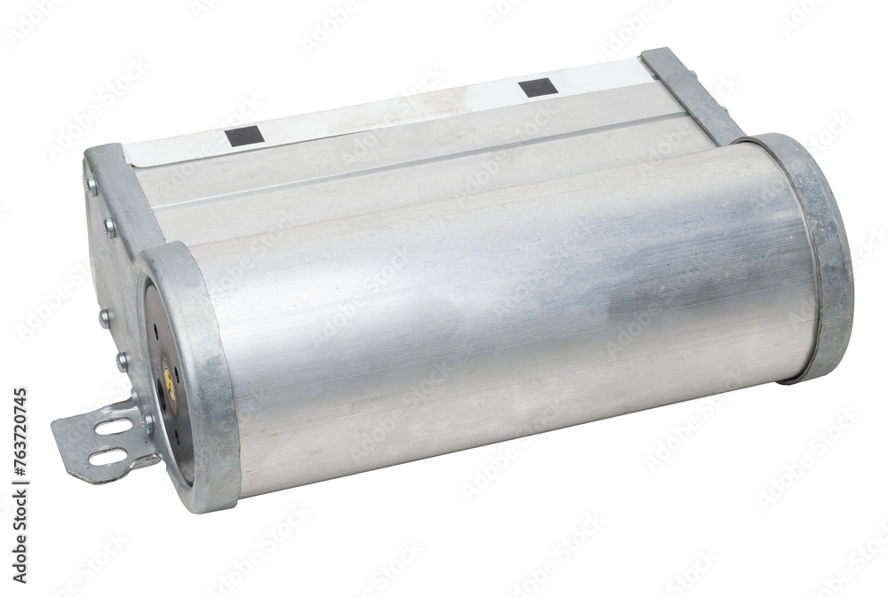 Spare part and interior element from a car passenger airbag in the dashboard on a white isolated background. Auto service industry. Spare part and interior element from a car passenger airbag in the dashboard on a white isolated background. Auto service industry.