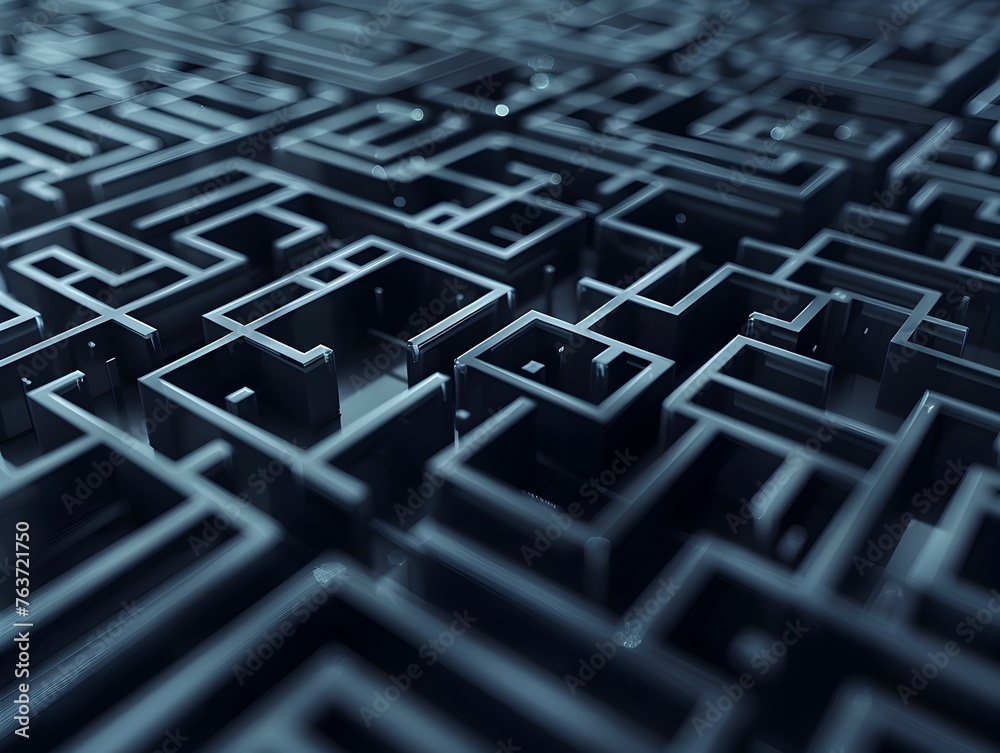 Intricate Digital Labyrinth:A Captivating of Geometric Complexity and Interconnected Pathways Intricate Digital Labyrinth:A Captivating of Geometric Complexity and Interconnected Pathways