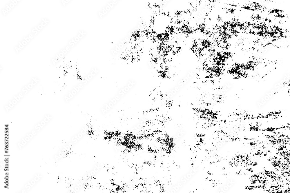 Abstract monochrome background. Black and white texture pattern with ink spots, cracks, stains. for printing and design