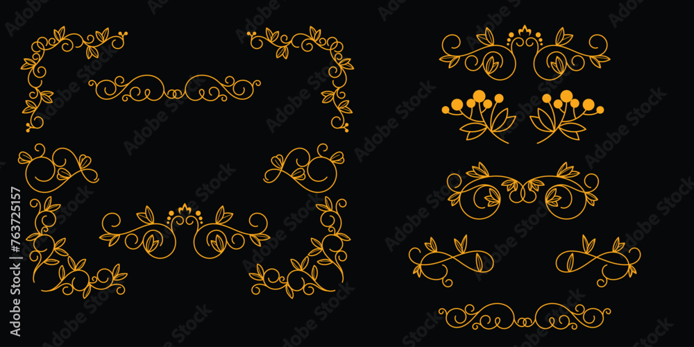 golden luxury frame concept, golden luxury frame vector design, golden realistic luxury frame collection. golden luxury frame concept, golden luxury frame vector design, golden realistic luxury frame collection.