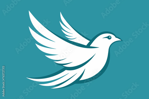 Out Line Logotype Bird Vector Design.