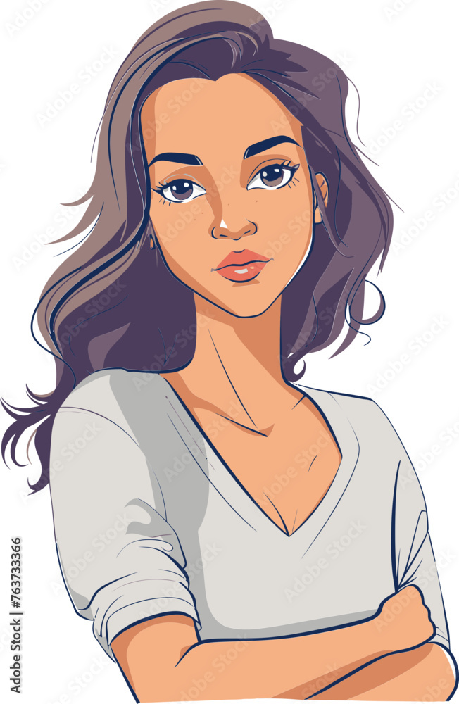 Vector Graphics Showcasing Women Resilience and Tenacity Vector Graphics Showcasing Women Resilience and Tenacity