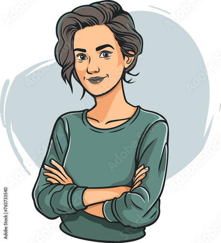 Vector Illustrations of Women Breaking Chains of Oppression