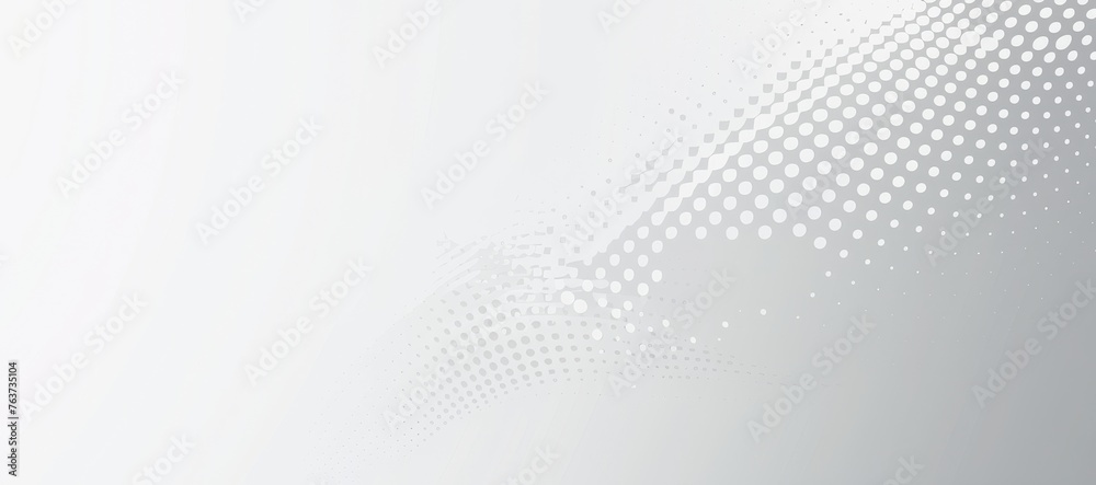 Minimalist white background infused with a gradient of light grey dots, creating a modern and clean design element.