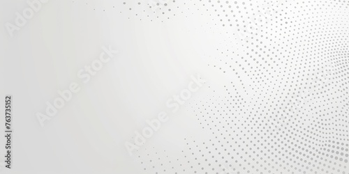 Subtle grey dot pattern on a white canvas, offering a sleek and understated background for sophisticated projects.